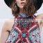 2016 New Style Fashion Chiffon Print Elegant Women Indian Dress Party Women 2015 NT6776