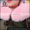 China factory used pink fur coats womens fur jacket