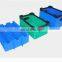Practical quality blue esd plastic corrugated sheet box with Aluminum alloy corners