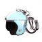 MCH-2275 New arrival wholesale novelty motorcyclist safely hat keychain car metal keychain