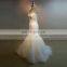 Fancy Scoop Neck Mermaid Sheer Back Lace Wedding Dress Cap Sleeve