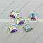 DZ-3031square sew on crystal stones for dress making