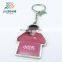 promotional custom made metal keychain print with epoxy