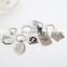 Wholesale metal Tokens keychain ring high quality colourful keychain for gifts
