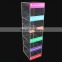 6 tier Cases Charger Counter Display Clear Acrylic Mobile Phone Cellphone Accessories Display Stand