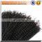 Yotchoi Hair 2016 Natural Black Dyeable Quick Indian Virgin Afro Kinky Curl Human Hair Extension