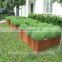 Rusty corten planter garden decoration flower pot