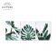Bedroom Canvas Wall Art Green Tropical Green Leaves Minimalist Watercolor Canvas Painting Bedroom Wall Decor Monstera Plant 3 Pieces Canvas Art Set