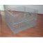 Heavy duty foldable wire mesh container