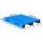 Grid single face four way 3 skids plastic pallet for warehouse