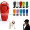 Custom Logo 2 in 1 Pet Dog Training Whistle Clicker with Wrist Strap Key Ring