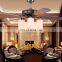 Family bedroom Restaurant Ceiling fan lights living room lamp chandelier Continental