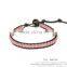 2016 leather bracelet customized jewelry XE09-0072