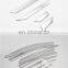 Chrome Door Visor Side Window Deflector Shade Sun Rain Shield Silver Strips Guard for Hyundai Verna