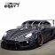 CQCV style carbon fiber wide body kit for Porsche cayman 981 front lip rear lip side skirts fender wing spoiler auto tuning