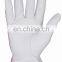 HANDLANDY pink goatskin leather work gloves safety,garden gloves HDD5040