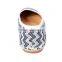 Wave Design Fabric Casual Shoes With Linen Edge