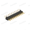 Dnenlink 3.00mm pitch Single Row H4.0mm Right Angle  Male Header DIP type PogoPin headerWith Peg