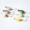 Free Samples Artificial Mini 3 g colorful Metal lure spoon Baits Trout bass fish lure