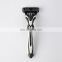 manufacturer high quality 3 5 6 Blades Razormetal safety razor brass Bikini shaving razor for men women
