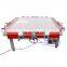 Manual silk screen stretch film rewinding wrapping price stretching machine