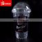 16 oz 500 cc PET disposable transparent plastic smoothie milkshake cup