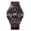 BOBO BIRD Brand Watch for Men Classic Wristwatch with Leather Strap Ebony Wood Watches Customize Gift for Father