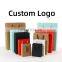 Custom Printed Logo cardboard packaging White Brown Kraft Gift Craft Shopping Paper Bag With Handles