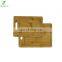 High Quality Rectangular Organic Bamboo Cutting  Board with Groove for Kitchen