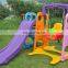 Plastic baby swing and slide
