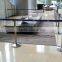stainless steels retractable barriers and queue stand line or metal belt barriers like queue barriers