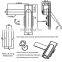 MS717 High Quality General Zinc Alloy Hidden Industrial Cabinet Panel Locks