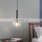 Modern Design Round Circle Shape Gold Body Crystal Lighting Bar LED Decorative Pendant Lamp For Hotel