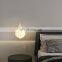 Nordic PVC LED Pendant Light Bedroom Bedside Flower Bud Hanging Lamp Creative Bar Home Small Chandelier