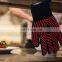 Customized Aramid Barbecue Oven Glove Handschuhe Grillhandschuhe Extreme Heat Resistant Glove Grill BBQ Glove for Cooking Baking