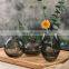 Tabletop Decoration Wholesale Nordic Home Wedding Creative Unique Mini Pot Set Decorative Flower Bottle Glass Vase