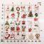 Mixed Christmas Charms Pendants Enamel Bracelet Party Home Metal Craft Decoration Tree Hanging DIY Jewelry Accessories