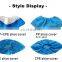 PP+CPE Coated Overshoes Blue+White shoecover medical waterproof shoe cover