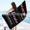 Hot Sale Quality Western Branded Design Sand Proof Soft Cheap Turkish Print Wholesale Logo Custom Towel Beach
