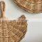 Rustic Rattan Fan Wall Decor For Kid ROom HandWoven Wicker Wall Hanging Art Decor Wholesale Vietnam Manufacturer