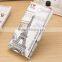 Stock Wholesale 30 Colors Scenic Scrawl Printing PU Leather Hasp Wallet