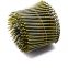 1 1 4 Yellow Iron metal Screw Wire Coil roofing Nail for Wooden Pallet