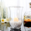 Luxury Wedding Decoration Wholesale Tall Glass Hurricane Vase Candle Holder For Pillar Candle