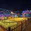 Large outdoor amusement equipment theme park kids train ride electric chicken run track train