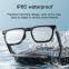 custom logo acetate fashion designer earphone wireless smart glasses audio sunglasses