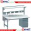 Manufacture ESD steel workshop bench with drawers