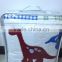 100% cotton quilt , children quilt with adorable dinosaur made by hand