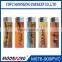 plastic refillable oil cigarette lighter customize picture cover fire flame lighter