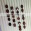 Red Garnet Brilliant Cut Gemstones