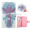 Best selling customized UV pattern printing pu wallet case for HUAWEI P8